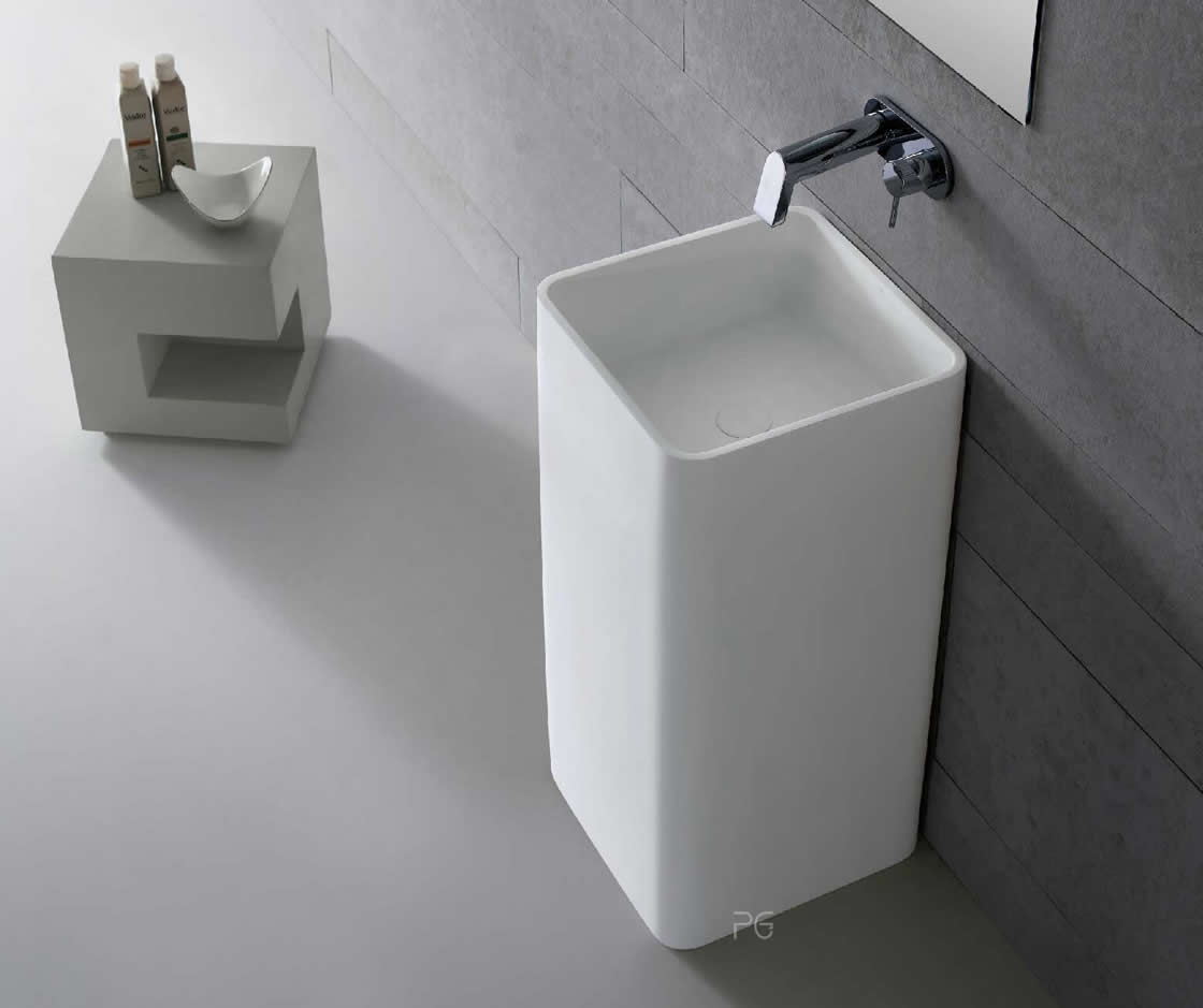 意大利卫浴品牌Ex.t的台盆如此设计，造就了浴室的颜值担当！_易美居-站酷ZCOOL