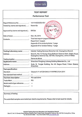 Anti Fouling Test Report